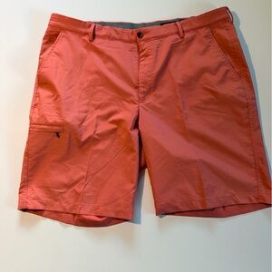 Greg Norman Collection Coral Red Performance Shorts